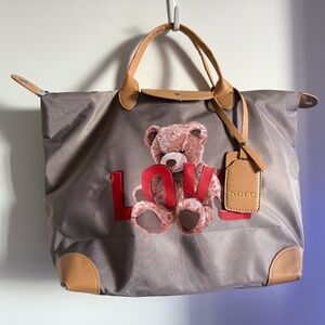Love Bear Canvas Tote Bag